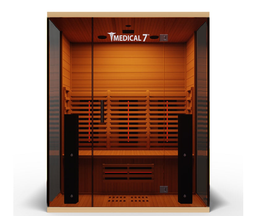 Medical 7 Plus Infrared Sauna (4-6 Person) - Doctor-Designed Luxury Wellness