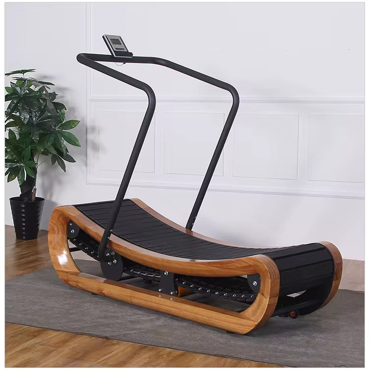 R2000 Wooden Curved Resistance Treadmill