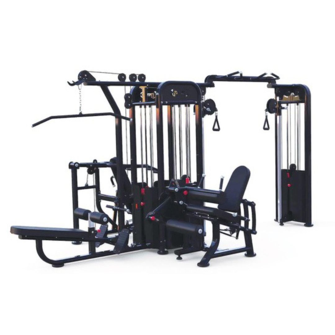 5 Stack Megatron Compact Multi-Gym - Lat Pull, Low Row, Bench Press, Lat Pull, Leg Ext / Curl
