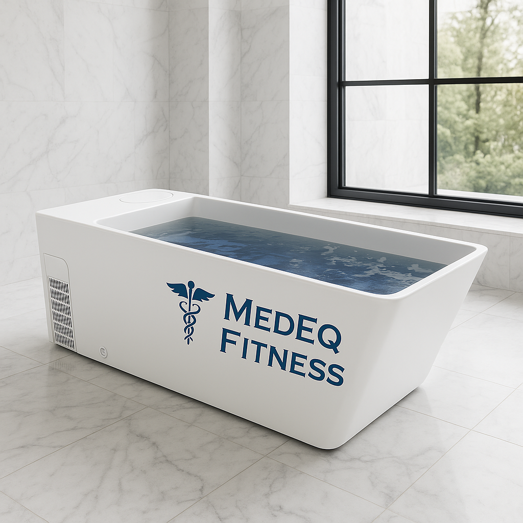 MedEq Fitness Acrylic All-In-One Plunge Pool – Elite Cold & Hot Therapy Tub