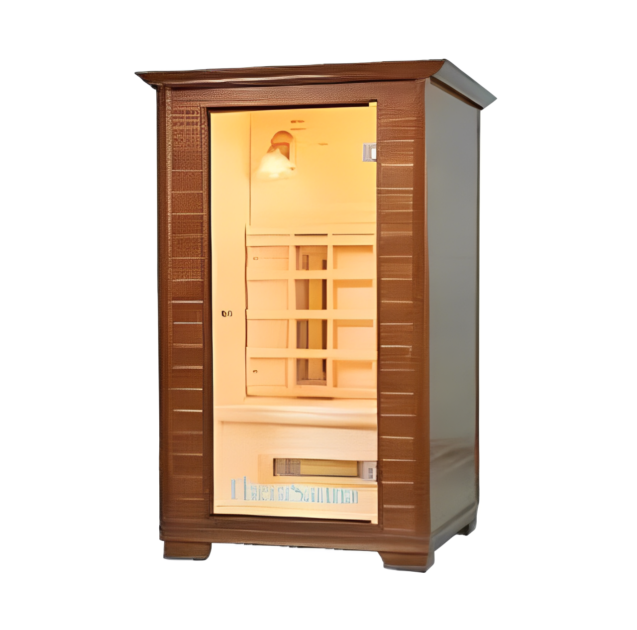 Full Spectrum Infrared Wooden Sauna - Natural Aspen Wood