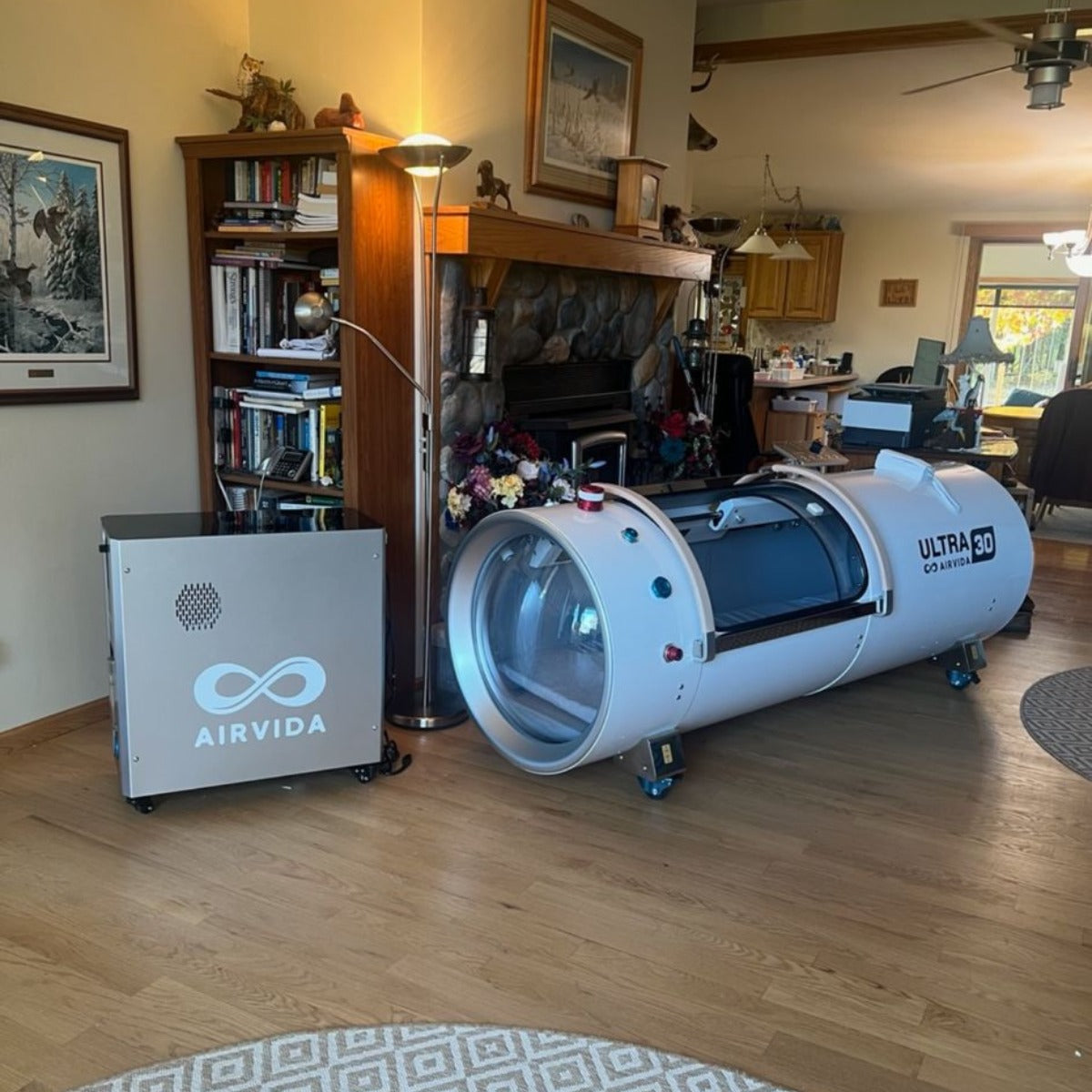 Airvida Ultra 1.3-2.0 ATA Hard Shell Lying Hyperbaric Chamber