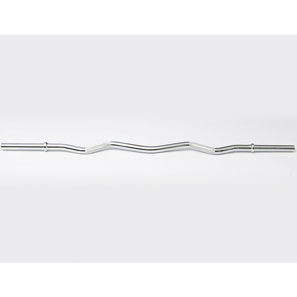 York Chrome Curl Bar w/ Fixed Inner Collars