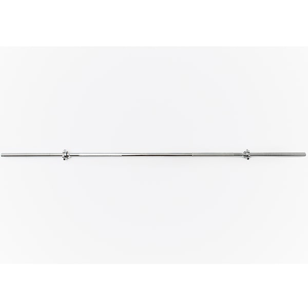 York Chrome Spin-Lock Weight Bar w/ Spin-Lock Collars