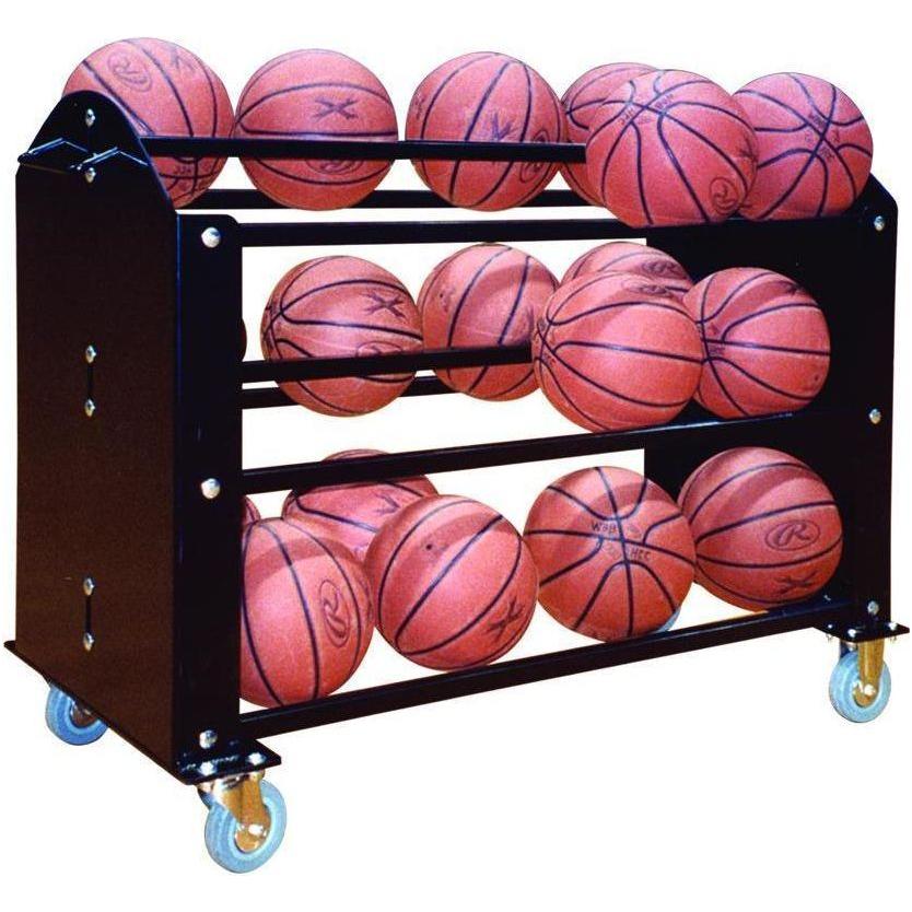 First Team Ball Hog Premium Ball Carrier – Holds 24 Basketballs (FT24)