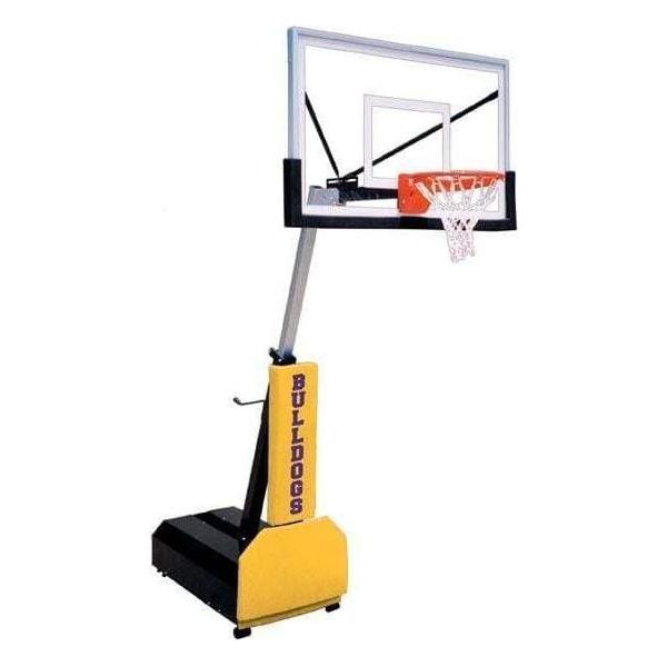 First Team Fury Portable Basketball Hoop – Adjustable Height, Acrylic or Tempered Glass Backboard