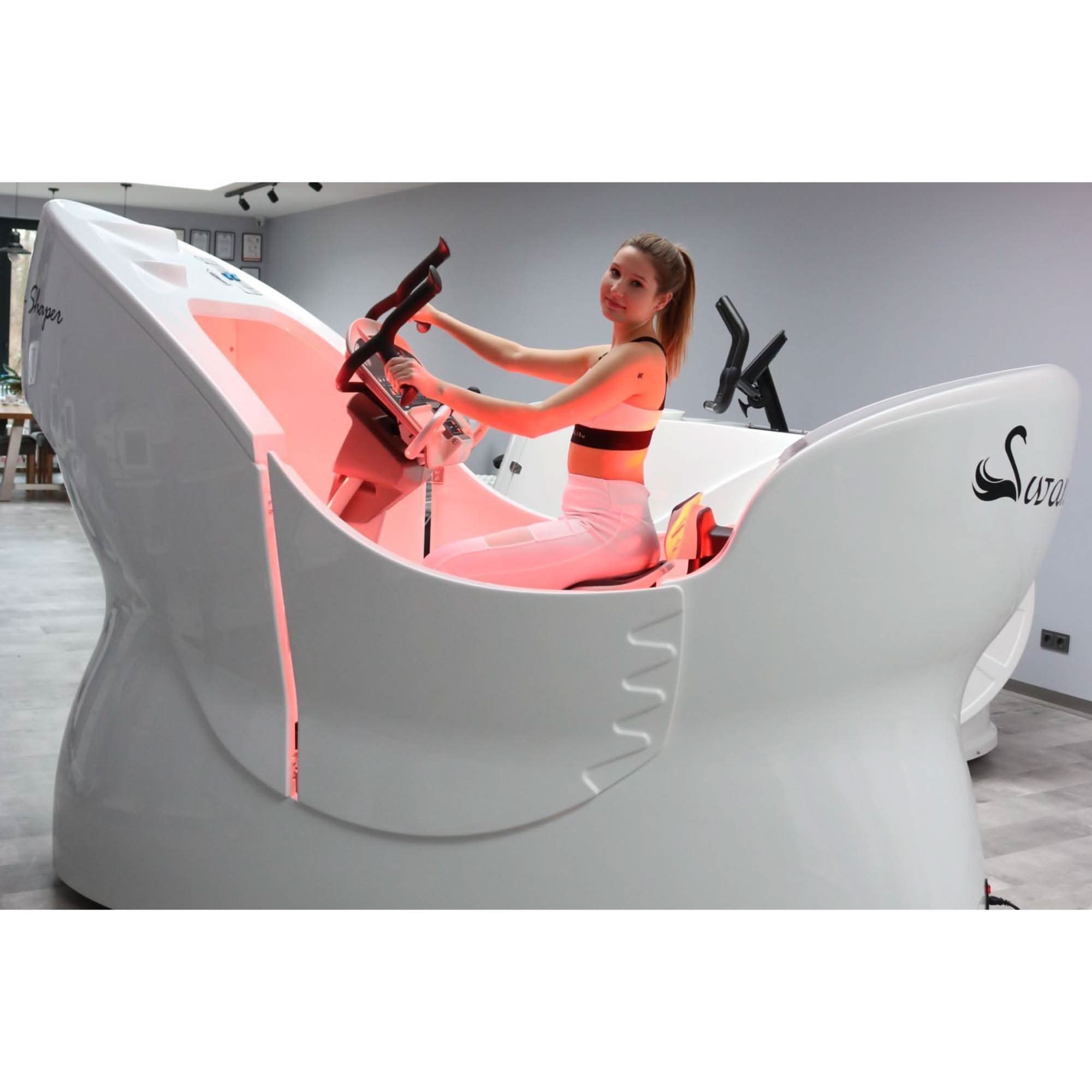 Swan Infra Shaper Bike – Infrared, Collagen, and Ionization Recumbent Trainer