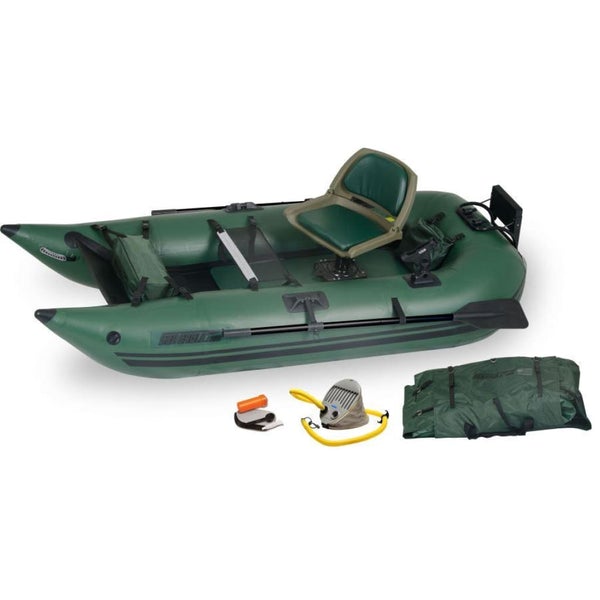 Sea Eagle 285 Frameless Pontoon Boat Pro Angler Package - 285FPBK_P