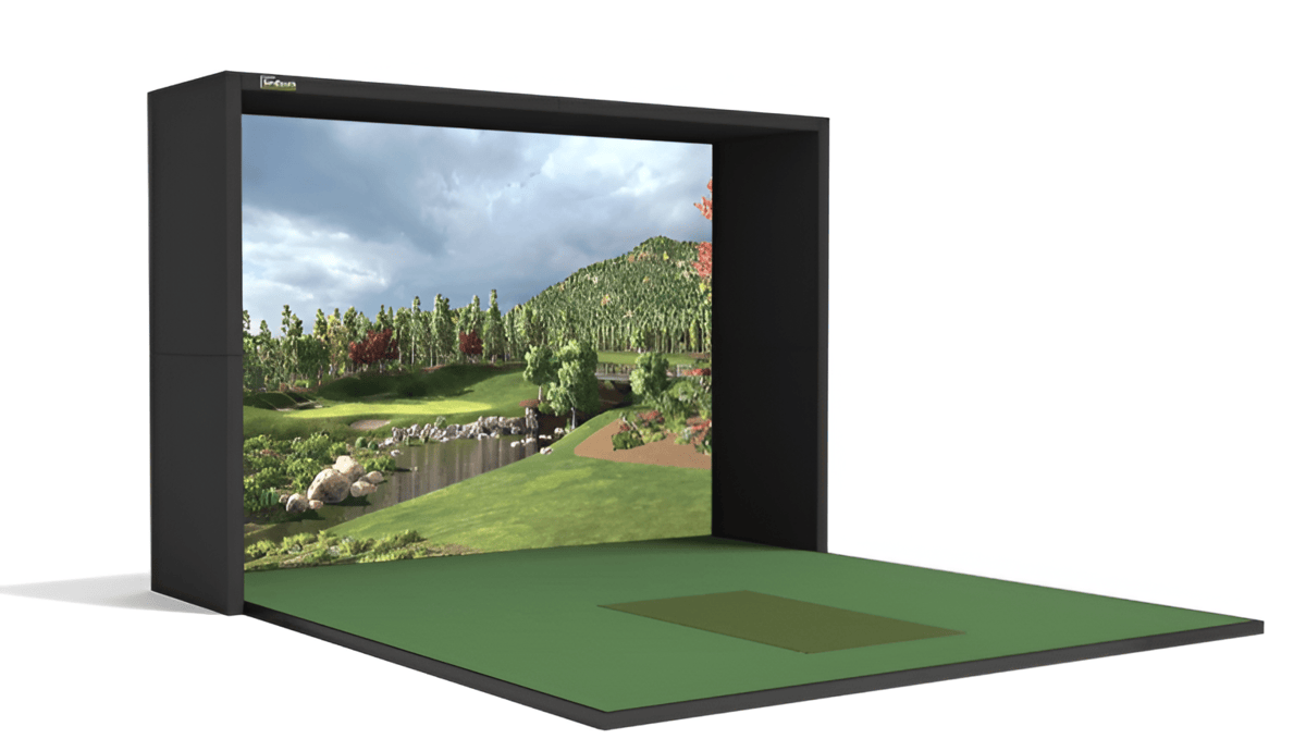 SimBooth 1 Golf Simulator Enclosure – Professional Home & Commercial Golf Bay