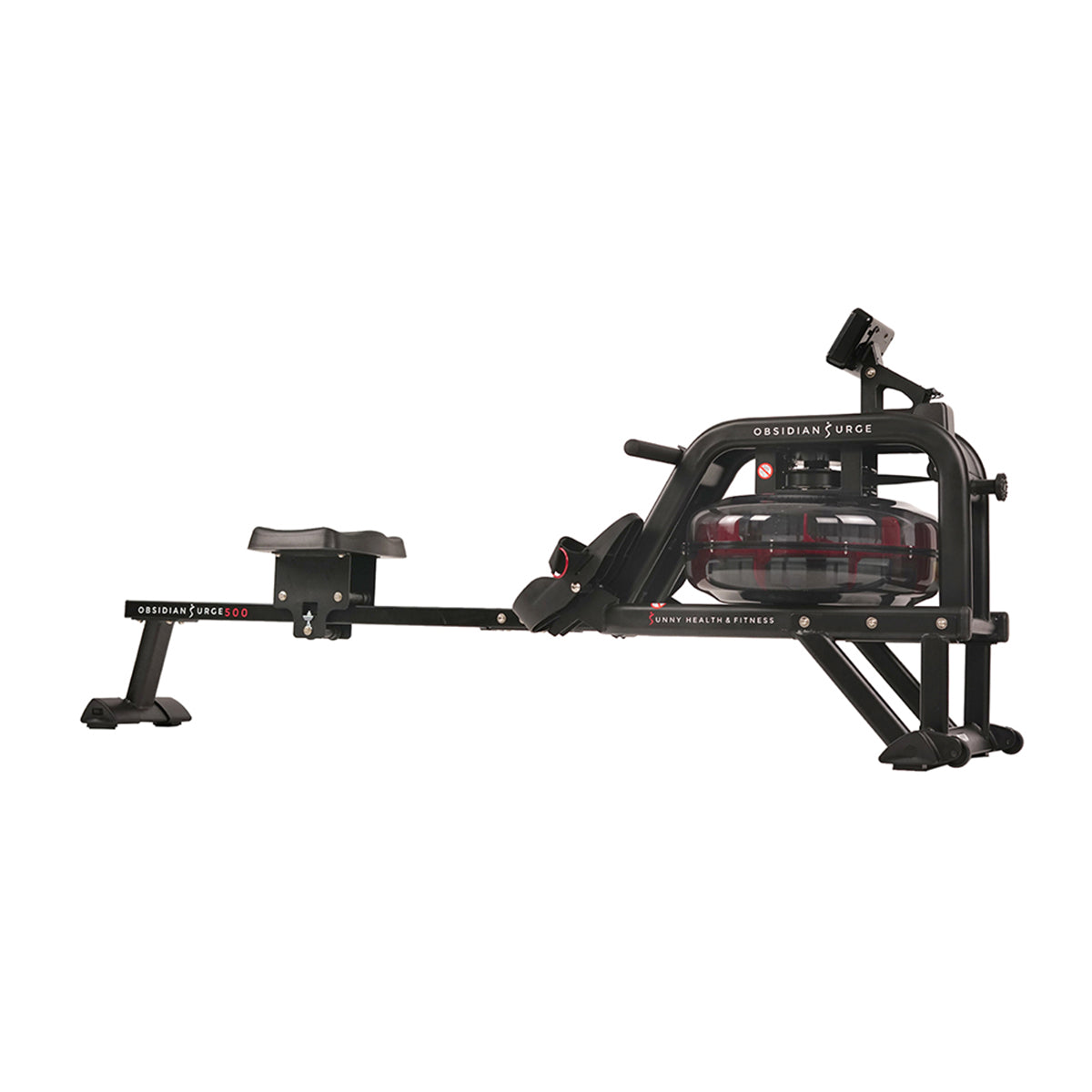 Sunny Health & Fitness Obsidian Surge Water Rower