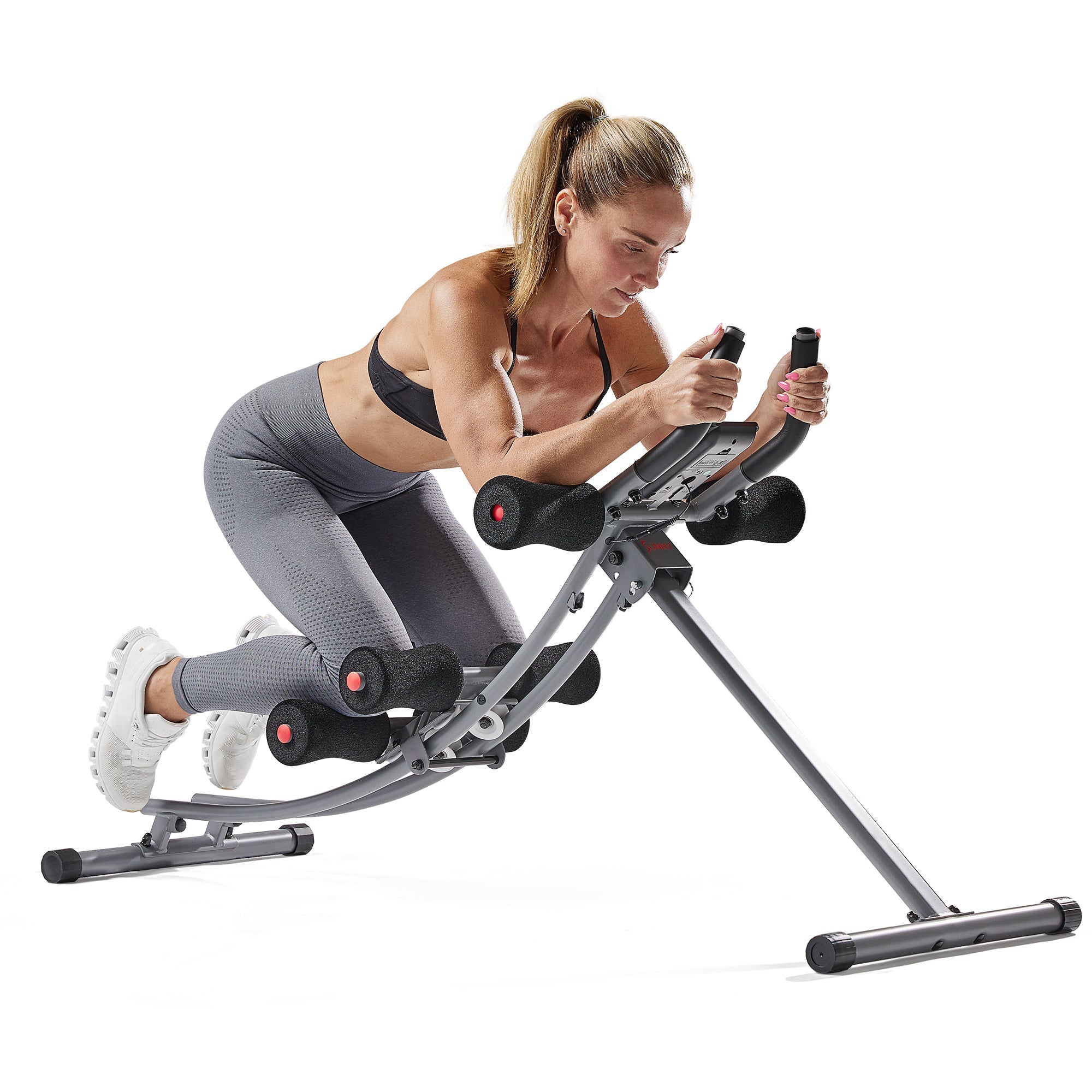 Sunny Health & Fitness Core Glider Ab Trainer Machine - Core & Waist Trainer