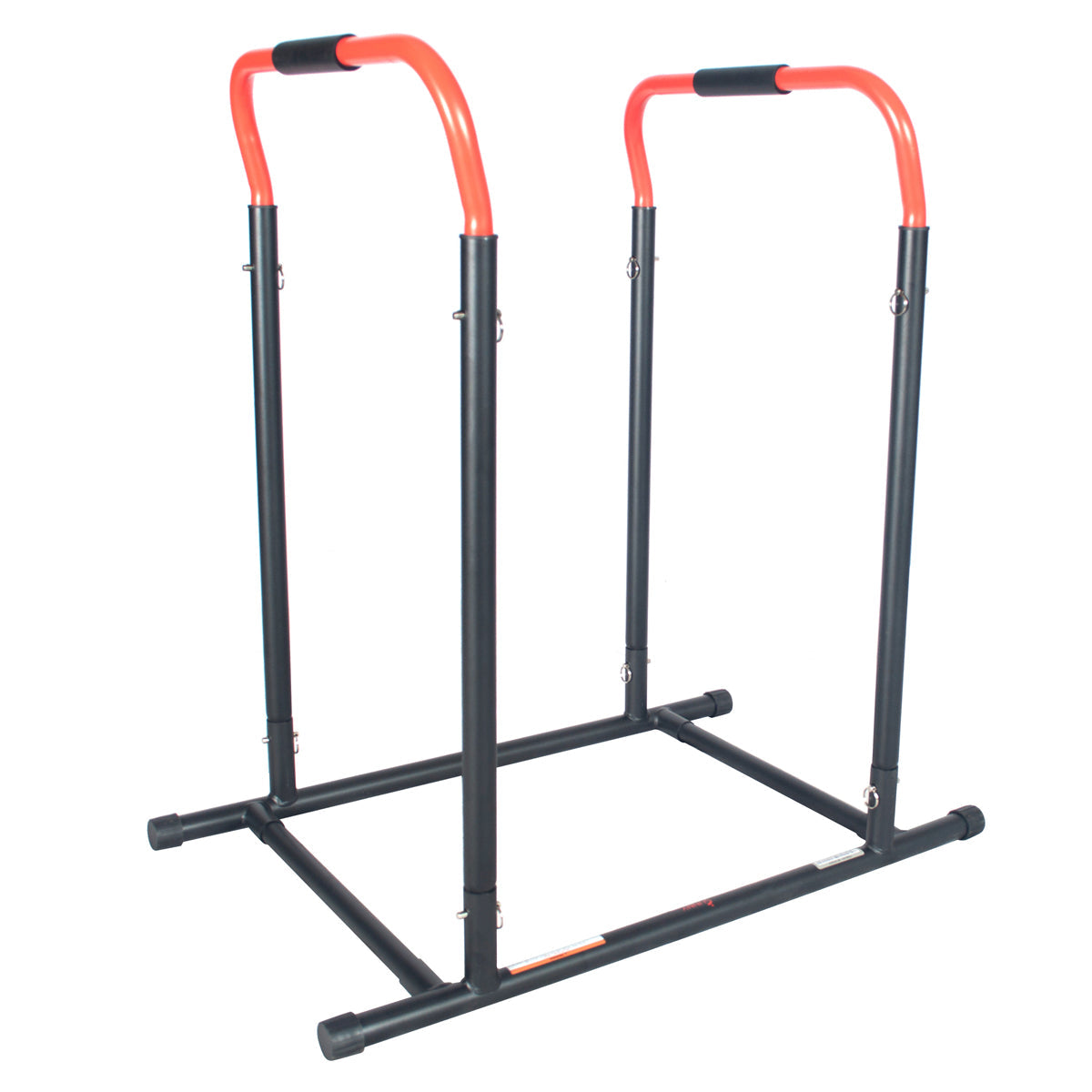 Sunny Health & Fitness High Weight Capacity Adjustable Dip Station Stand - Full-Body Trainer