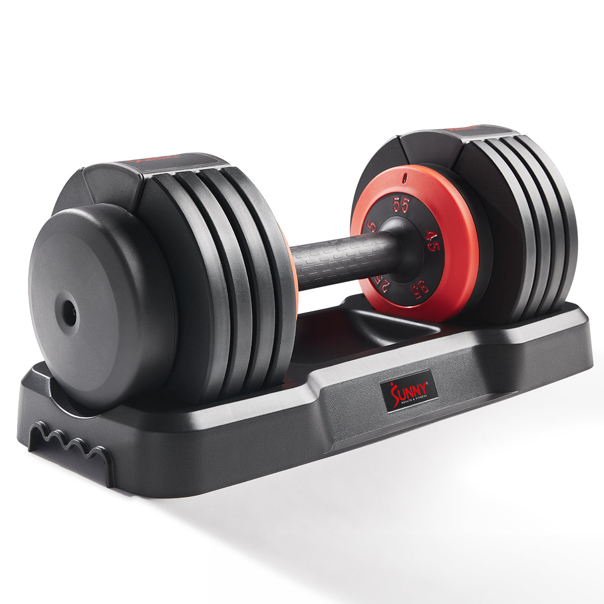 Sunny Health & Fitness Elite Adjustable Dumbbell (Single)