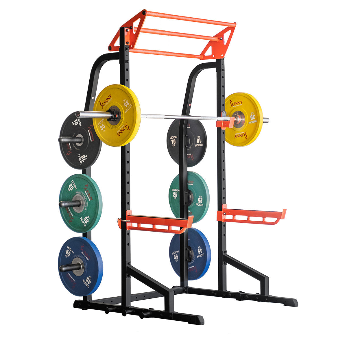 Sunny Health & Fitness Power Zone Half Rack Strength Cage