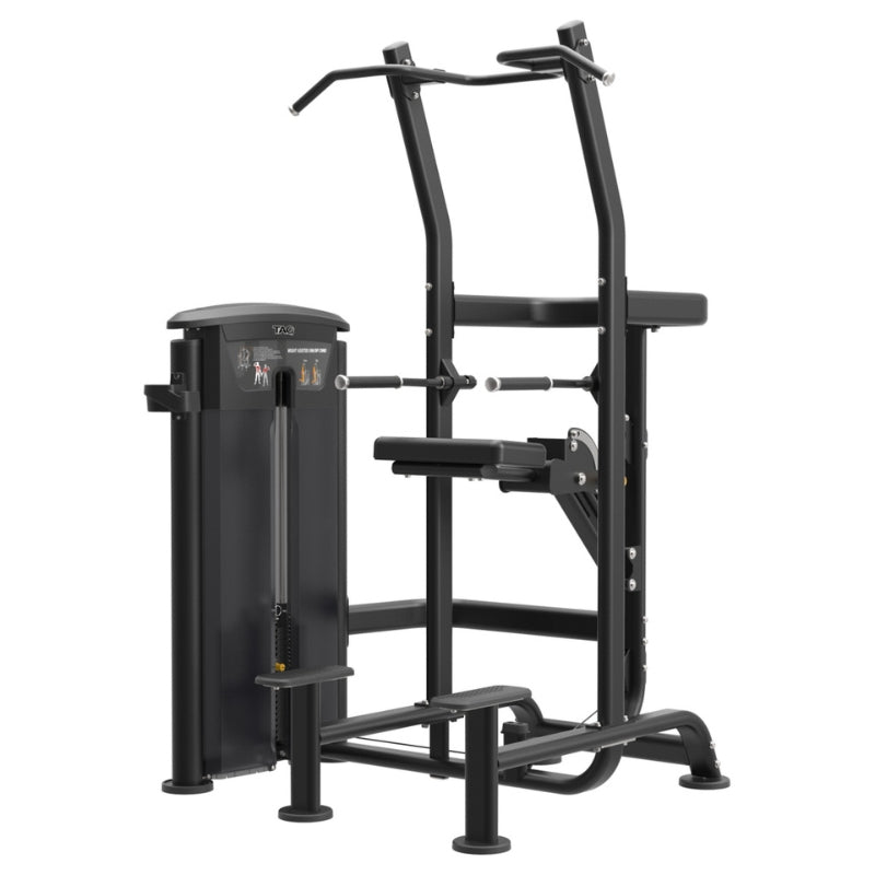 TAG Fitness Elite Dual Assisted Chin Dip – Counterbalance Pull-Up & Dip Machine