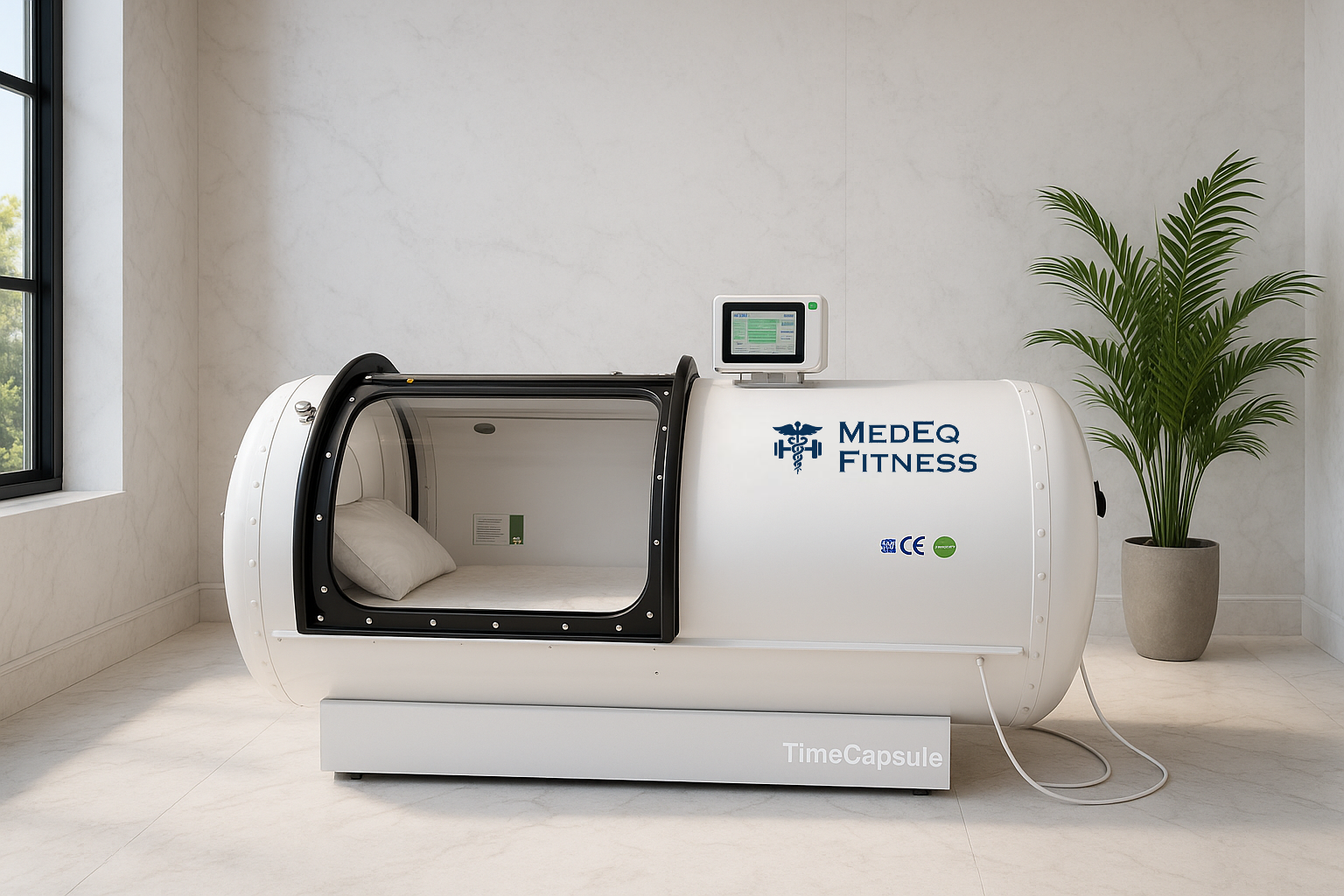 TimeCapsule C900+ Hyperbaric Chamber — Premium Hard-Shell Oxygen Therapy Capsule