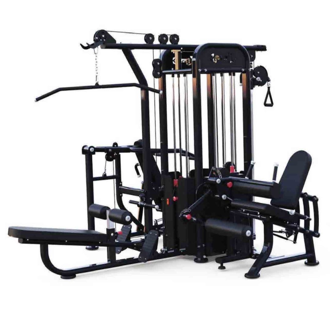 4 Stack Megatron Compact Multi-Gym - Leg Extension & Curl, Lat Pull, Low Row, Multi-Press