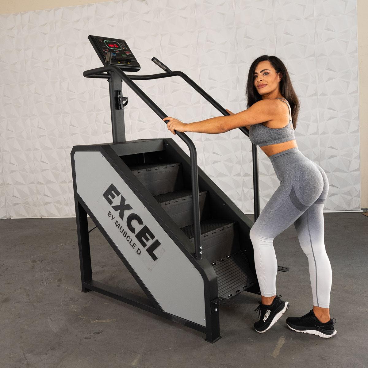 Muscle D Fitness Light Commercial StepMill – Premium Revolving Stair Climber for Elite Cardio Performance