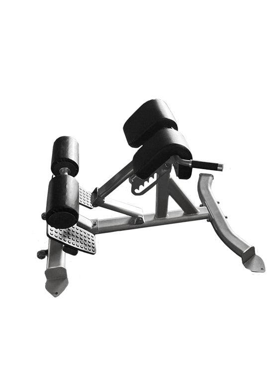 Back Extension Bench - Muscle D Fitness -  Premium Upholstery Lower Back, Roman Chair