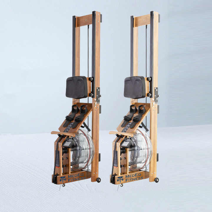 Professional Wooden Rowing Machine with Water Resistance