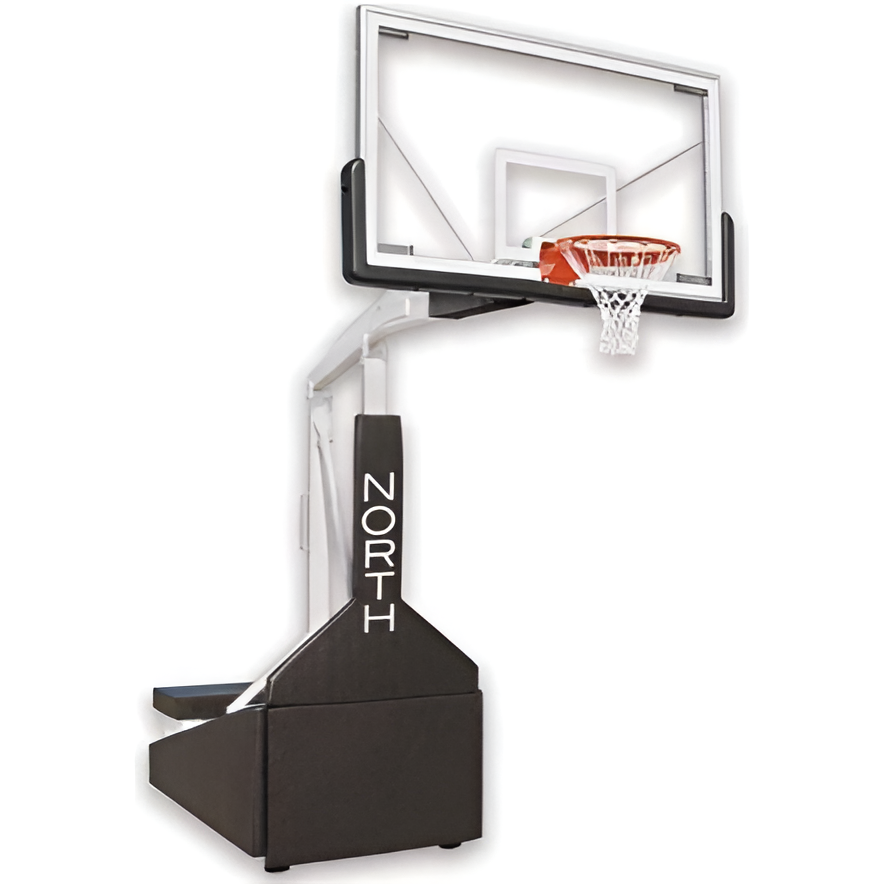 First Team Tempest Portable Basketball Hoop – Competition-Grade Adjustable Gym Basketball System